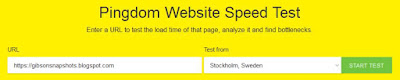 Cek Speed Blog di Pingdom Website Speed Test