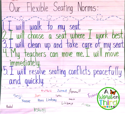 How To Best Implement Flexible Seating by A Word On Third