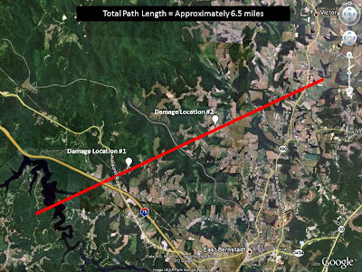 tornado bernstadt ky east track chronicles map