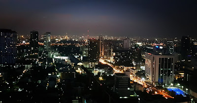 widok na bangkok z góry