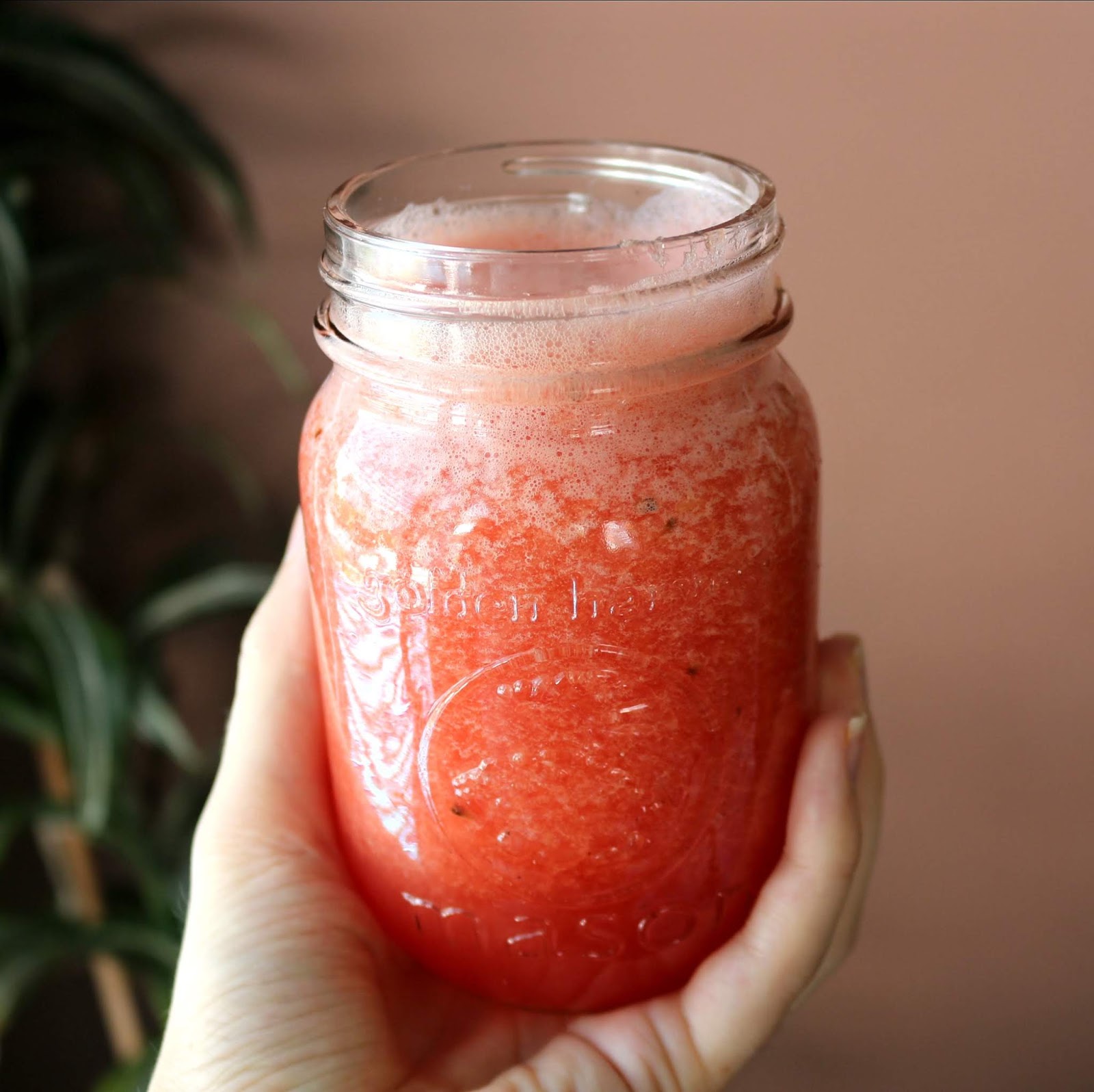 Detox Watermelon Ginger Lime Smoothie