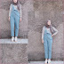 Ootd Hijab Blue And Gray