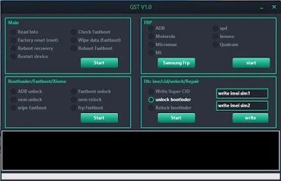 GST Tool V1.0 Ultimate FRP Unlocker Free Download