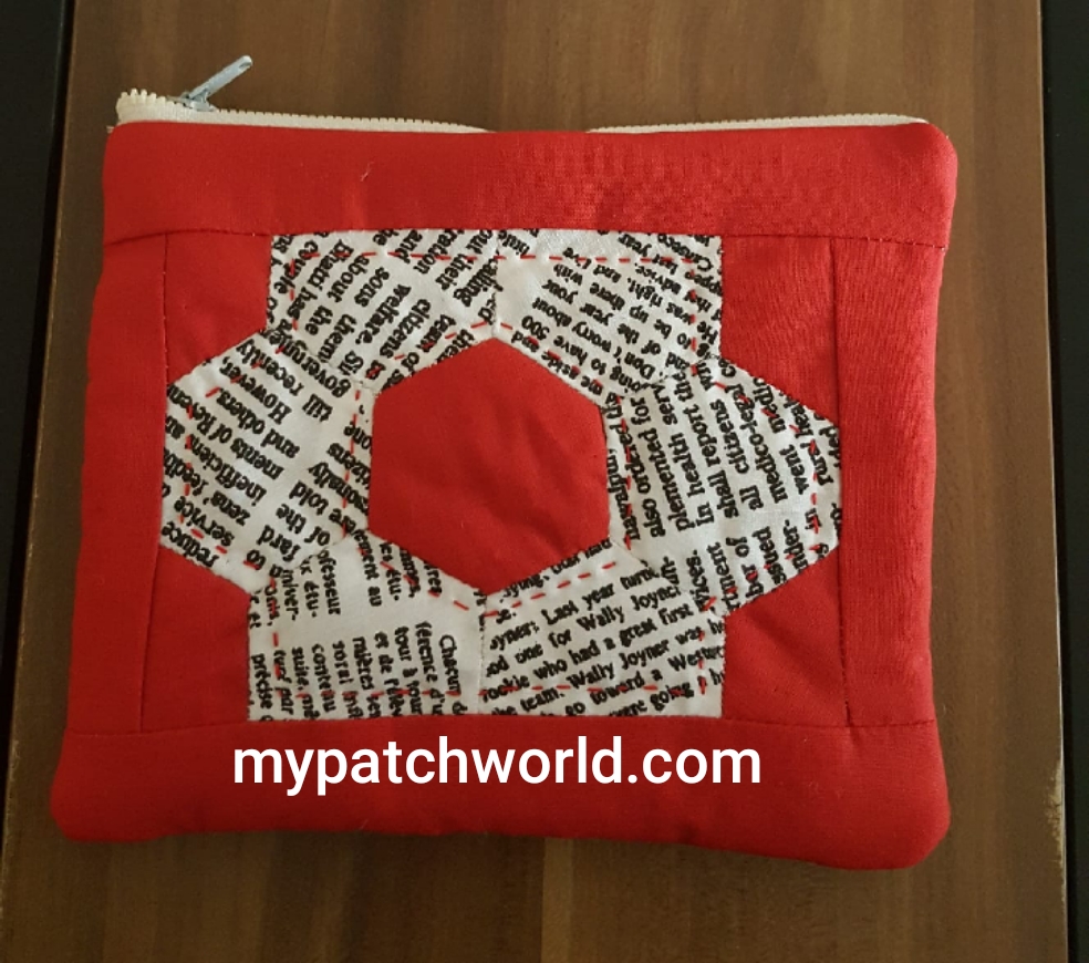 quilted zipper pouch tutorial All about patchwork and quilting