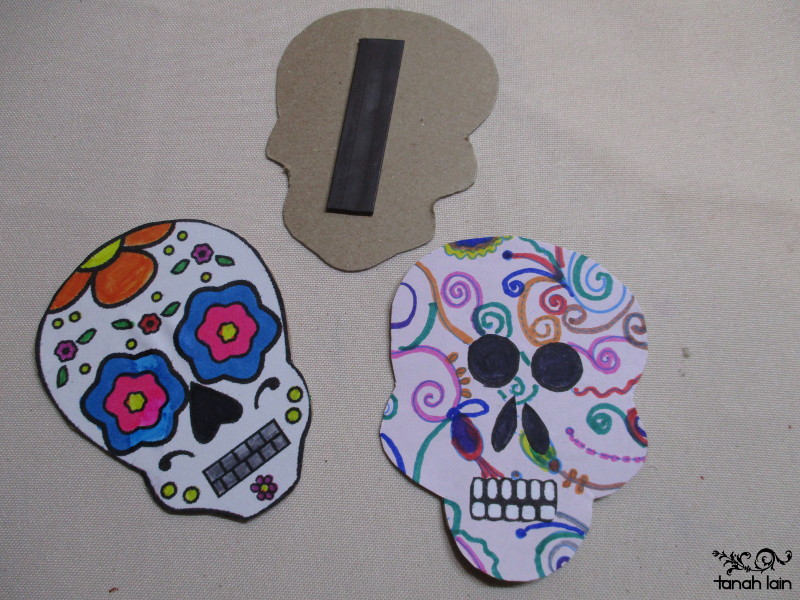 Calacas en el refrigerador