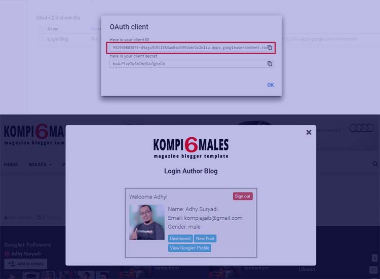Oauth client google. Clientid google.