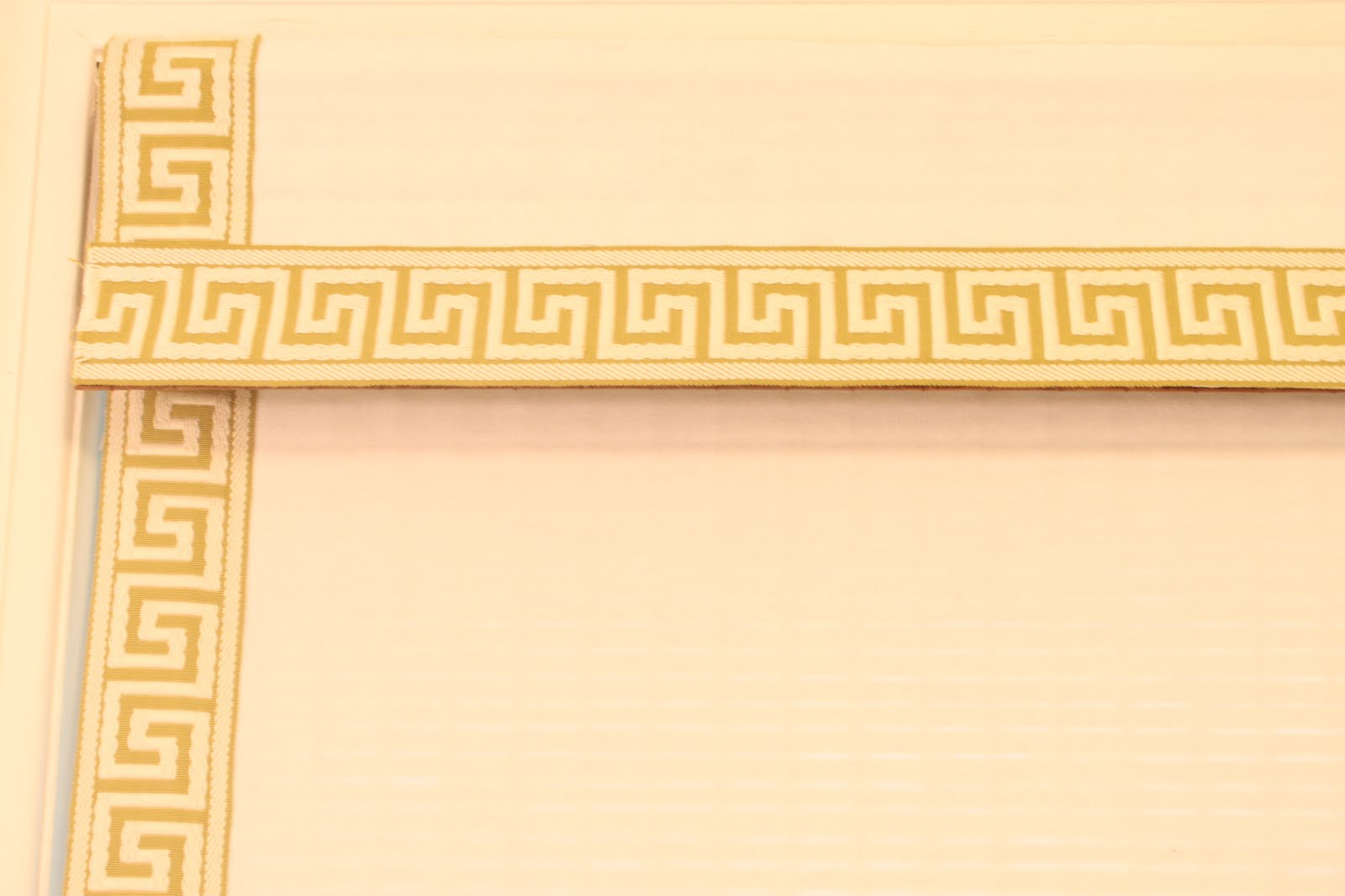 Green Street DIY Greek Key Roman Shade