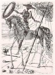 Dalí dibujo tinta