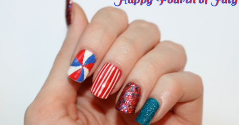 evlady: Fourth of July Nail Art