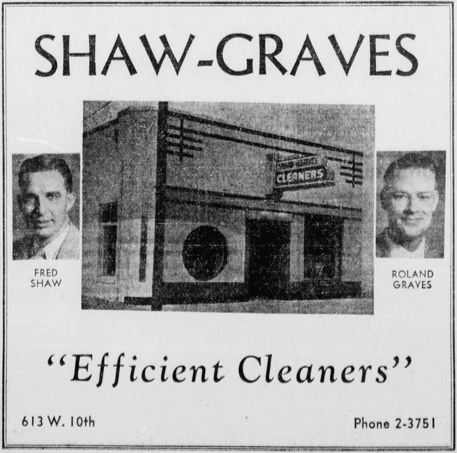 History of Amarillo, Texas 613 West 10th Ave. ShawGraves Cleaners