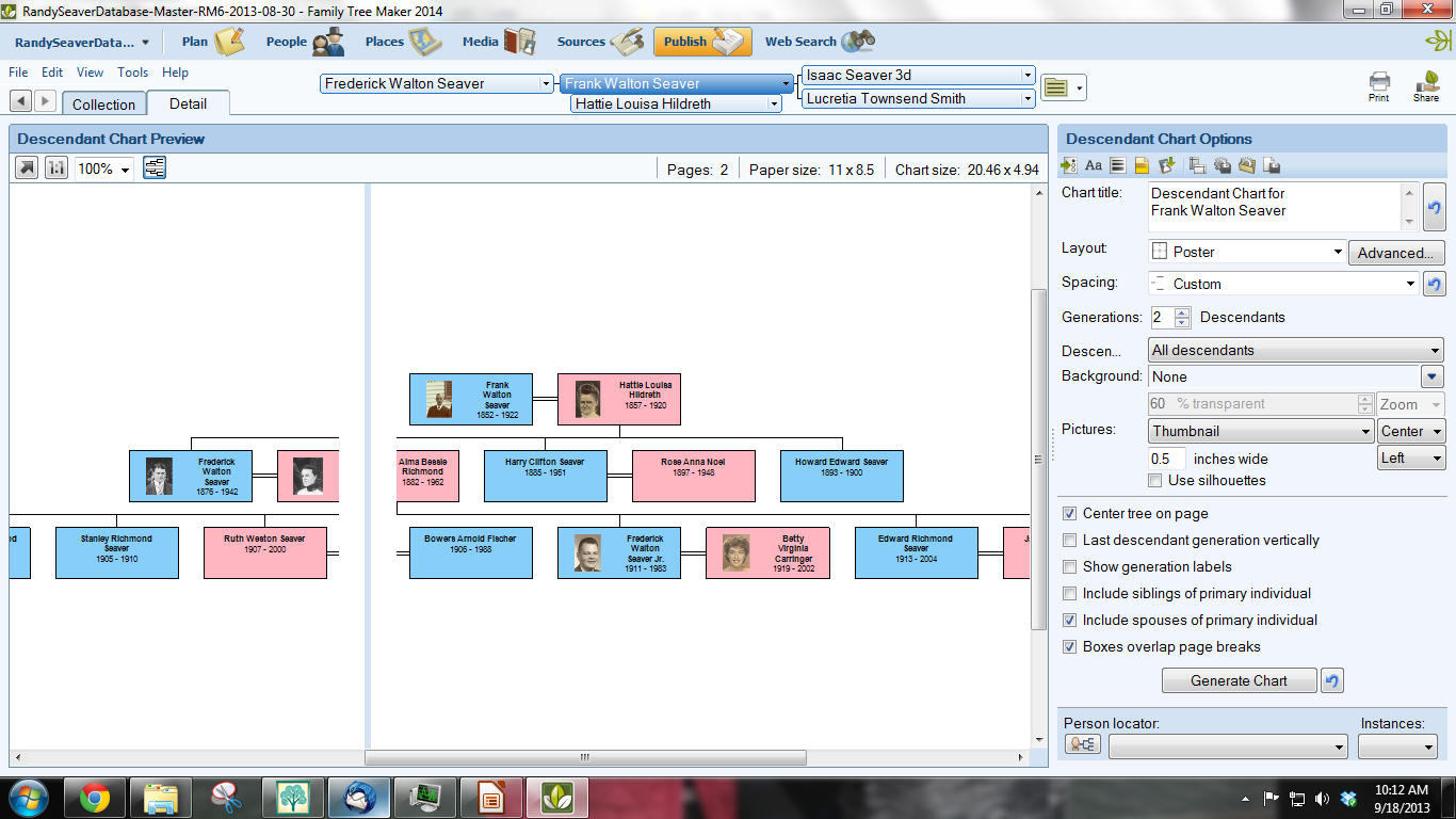 Chart Family Tree Maker