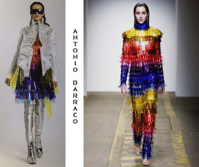 Fashion design students of Accademia di Costume e Moda at "ACM Talents 2019" showcased at AltaRoma January 2019