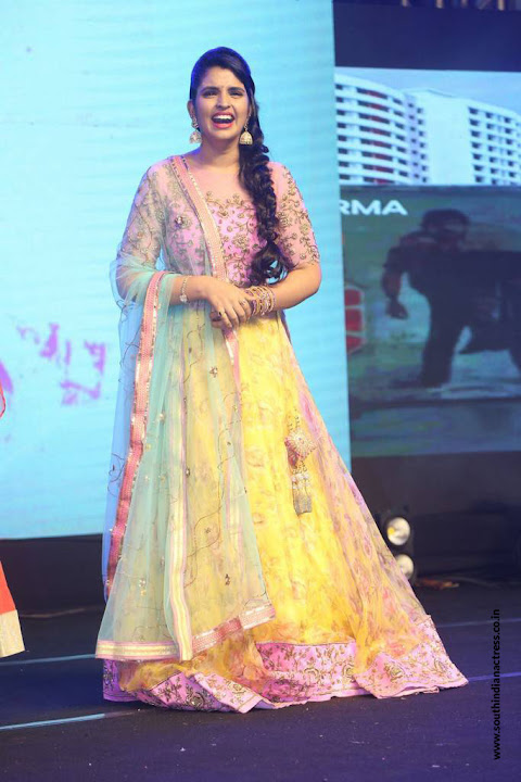 Anchor Syamala at the audio launch of Juliet Lover of Idiot movie