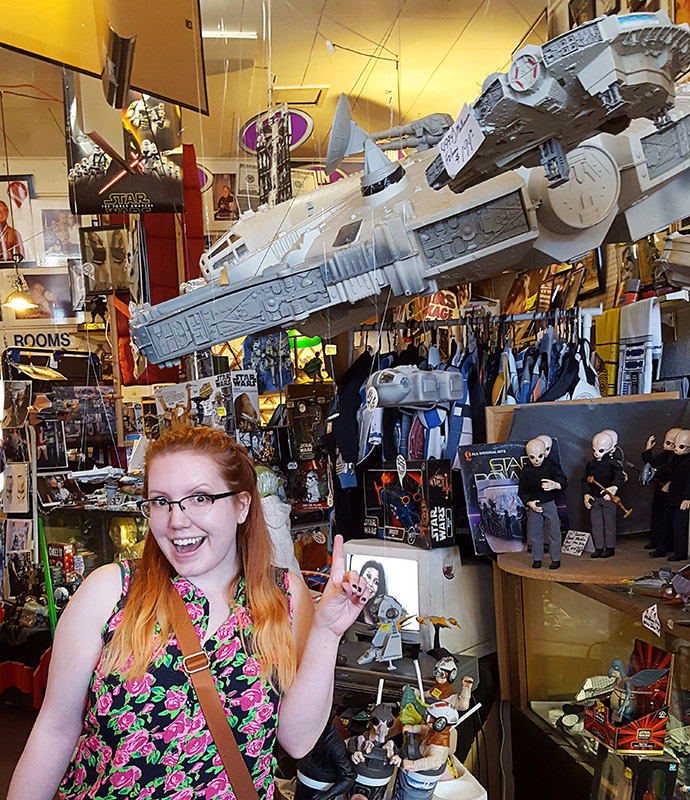 The Fangirl Crafter: Visiting the Star Wars Shop in Aberdeen, WA
