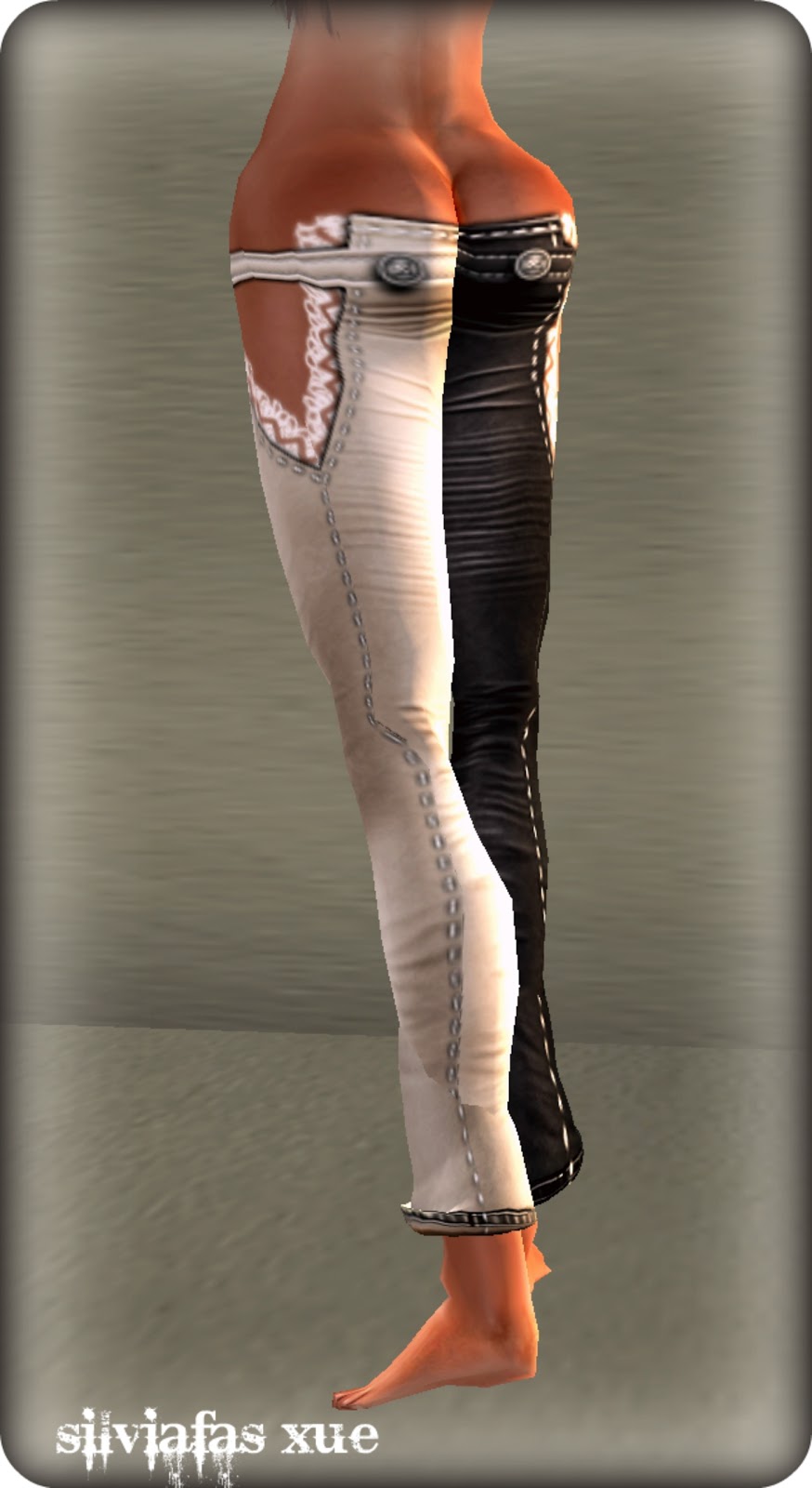 ! SILVIAFAS IN SL ! L2 promo !! STRIP JEANS 3 UNITS