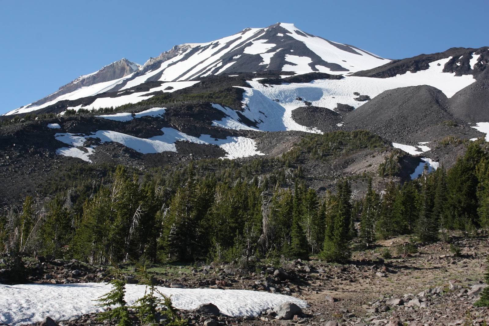 Hiking Shenandoah Mount Adams South Climb