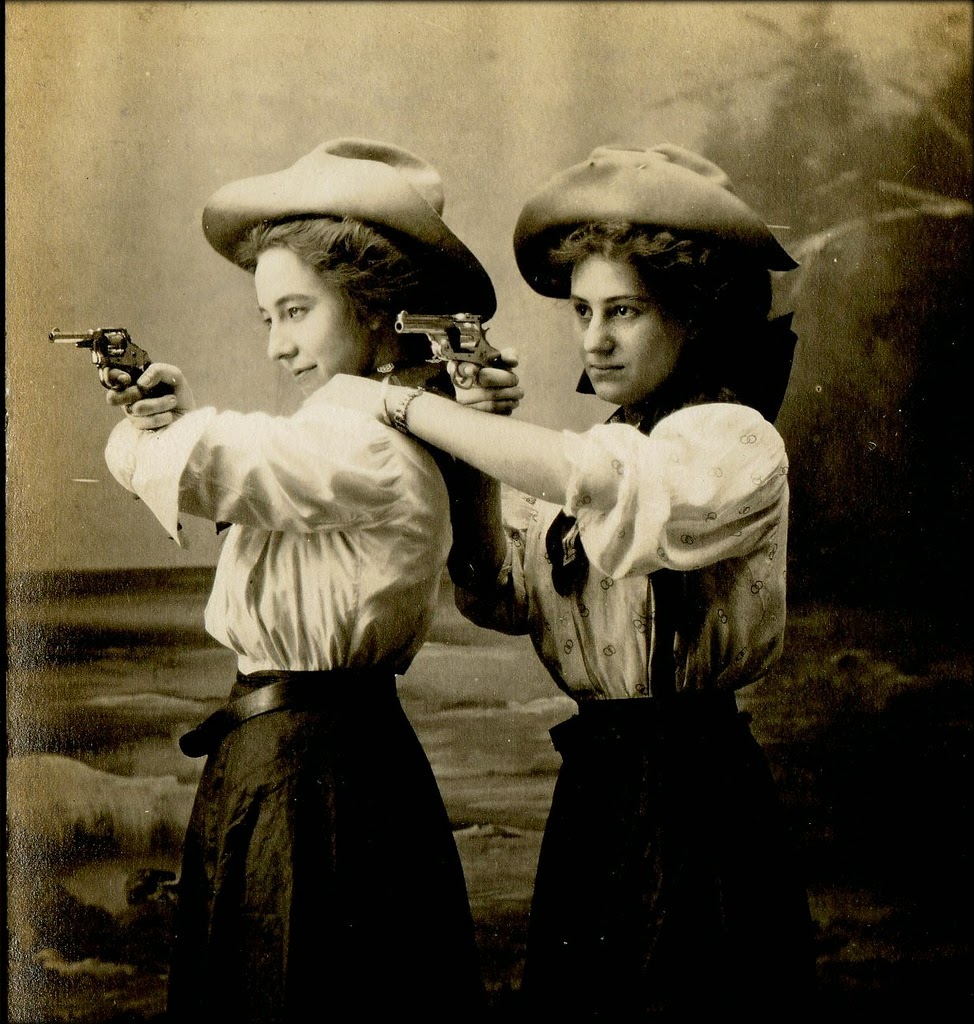 30 Interesting Vintage Photographs Of Women Posing With Their Guns ~ Vintage Everyday