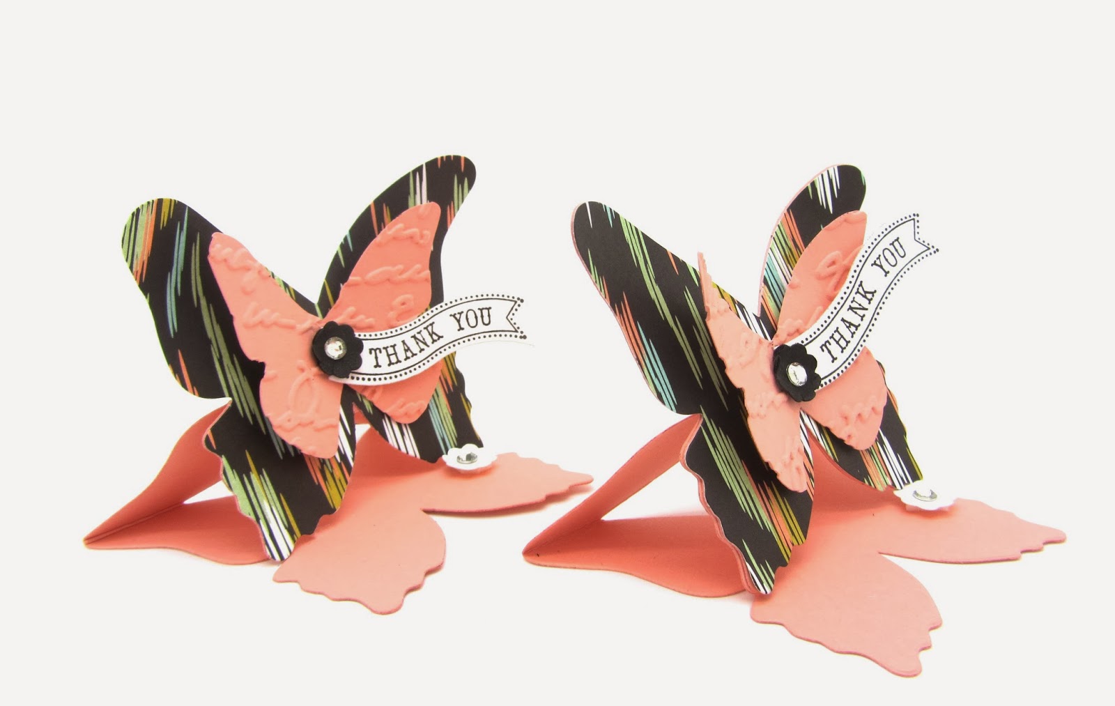 PinkBlingCrafter A Beautiful Mini Butterfly Easel Card and a Video