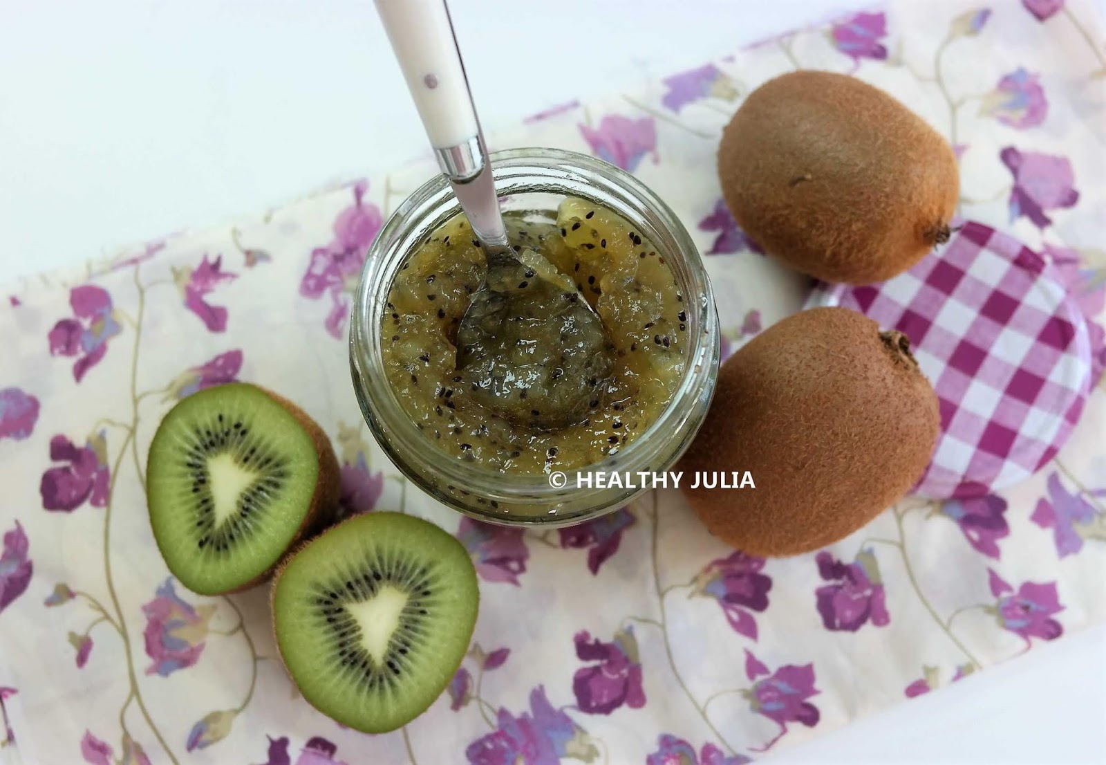 COOKING JULIA CONFITURE DE KIWIS ALLÉGÉE