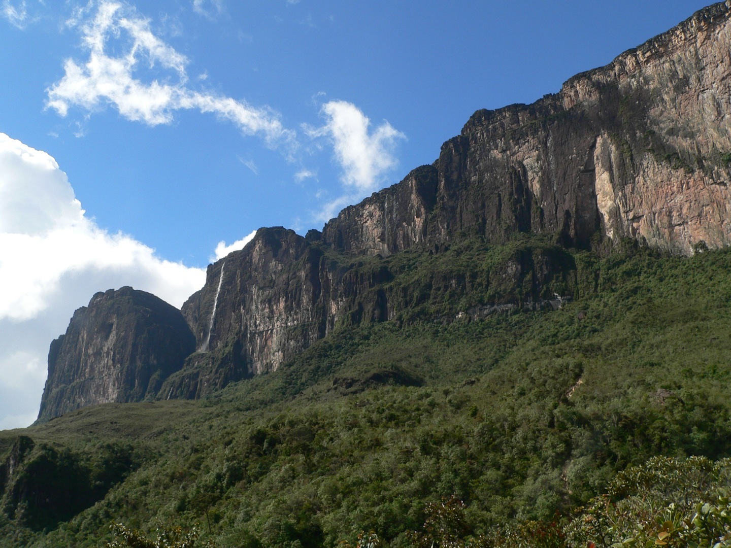 Самый высокий водопад гвианском плоскогорье. Гора Рорайма. Гора Кукенан, Венесуэла. Гора Рорайма на карте. Гвианское плоскогорье Затерянный мир.
