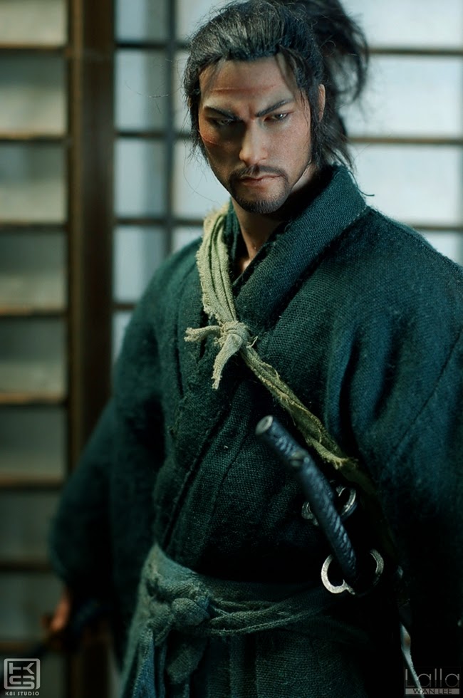 OSR: Miyamoto Musashi Vagabond custom figure Fighting Version / By Wan ...