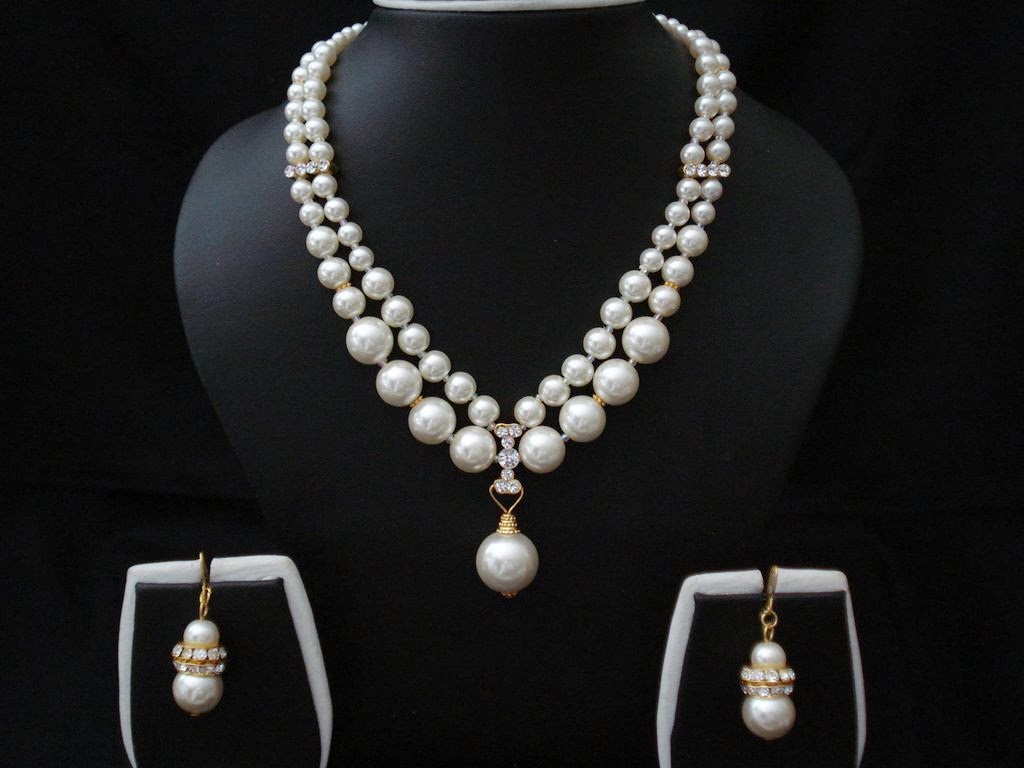 Pearl Fashion Jewelry Necklace Set 33 Fashion Jewellery