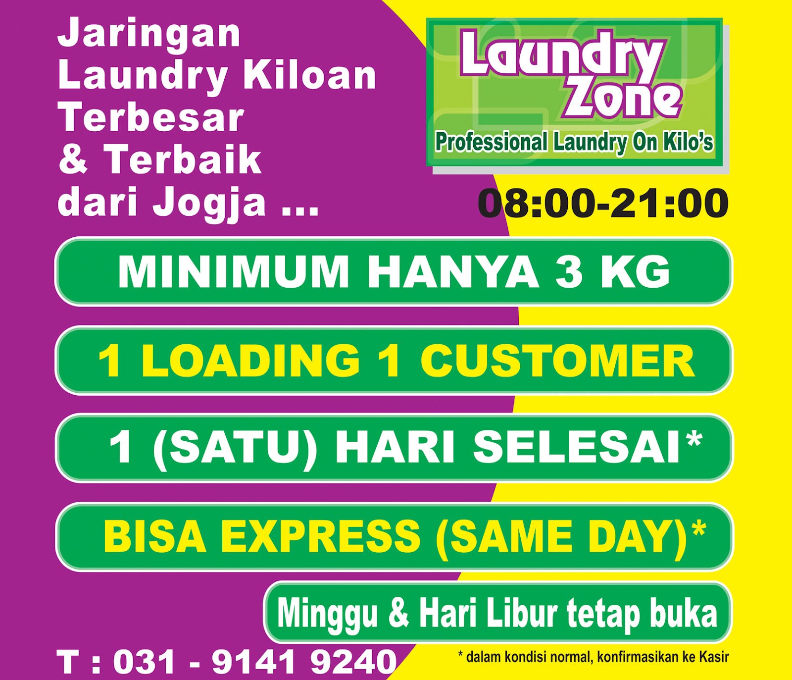 LAUNDRY ZONE SIWALANKERTO 177 & ; GAYUNGSARI BARAT 4, SURABAYA ABOUT