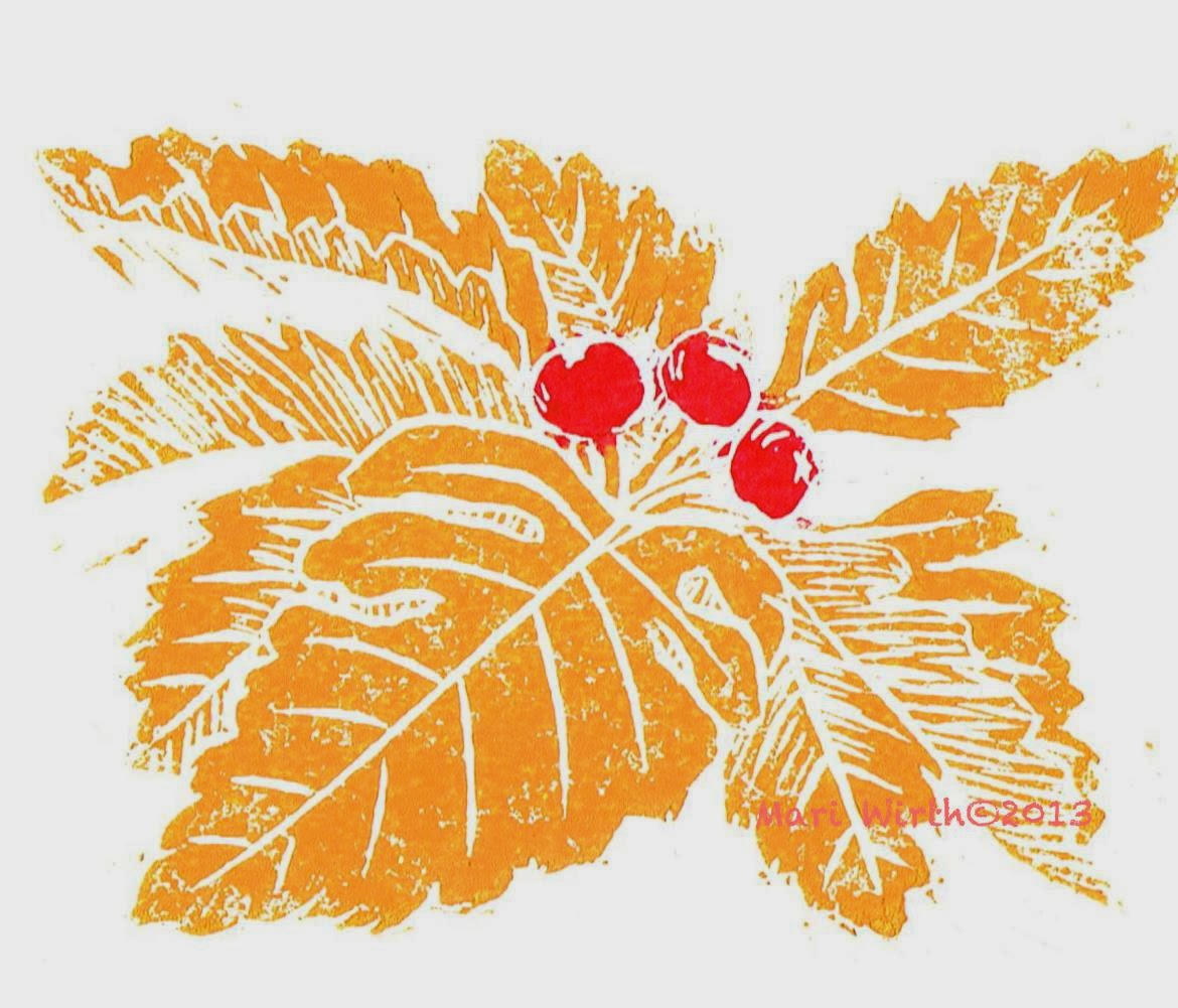 Tree Leaf Freak Relief Prints