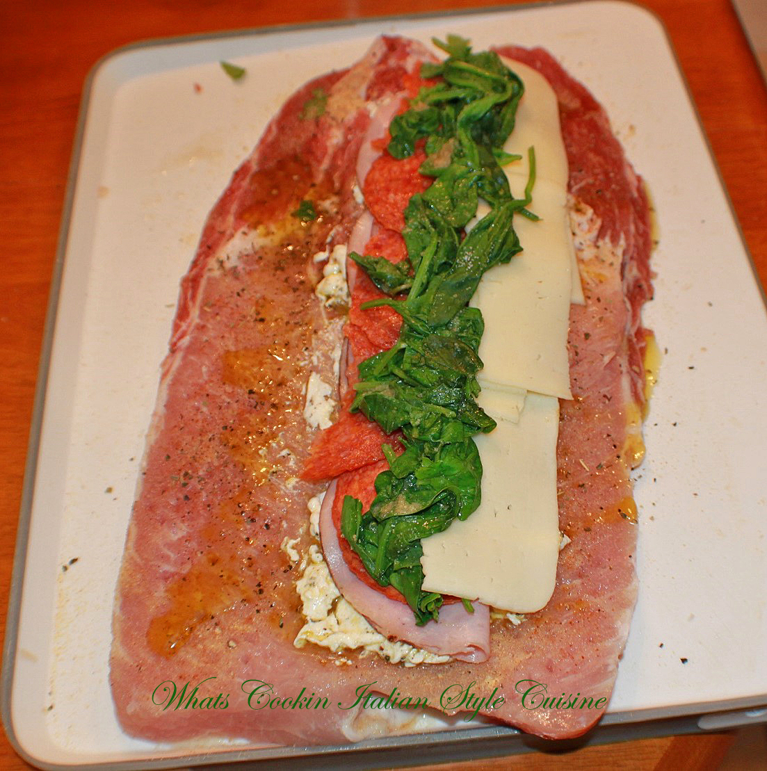 Best Pepperoni Stuffed Pork Tenderloin Recipe What's Cookin' Italian