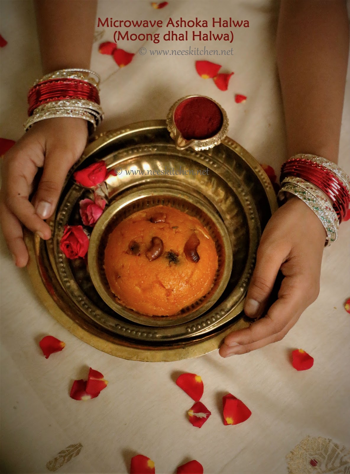 Microwave Ashoka Halwa Microwave Moong Dhal Halwa Nee's Kitchen