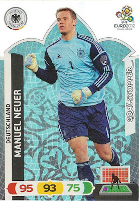 Panini Adrenalyn EURO 2012 Foiled Silver Master Card Mesut Ozil 