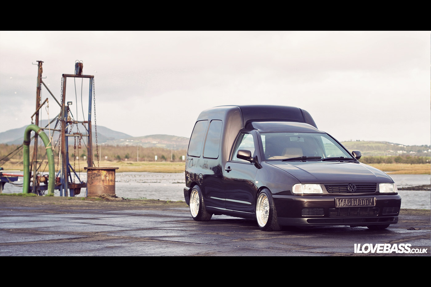 VW Life Style Caddy MK2 "ups" + 15" BBS RM