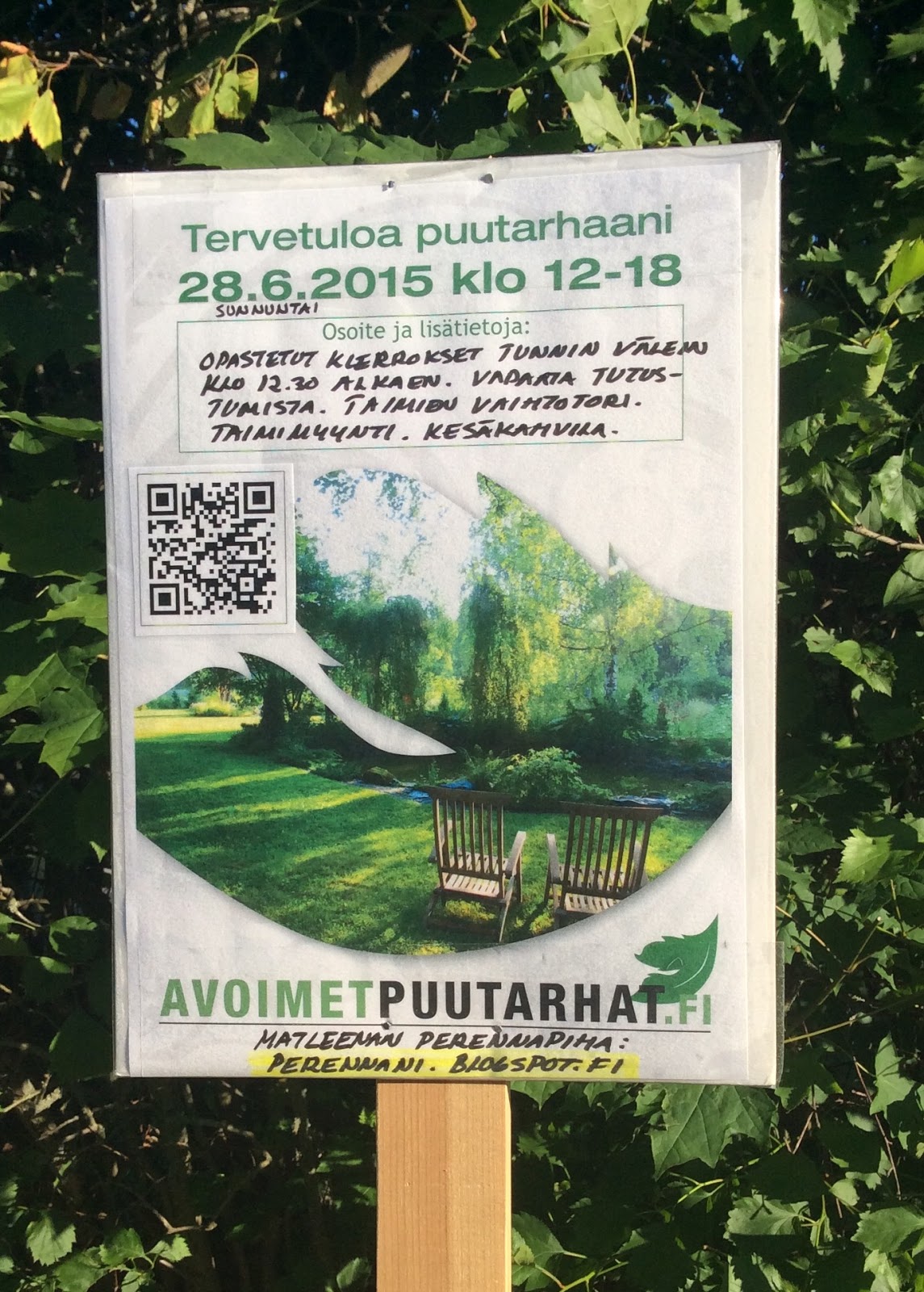 Matleenan Perennapiha Kes kuuta 2015