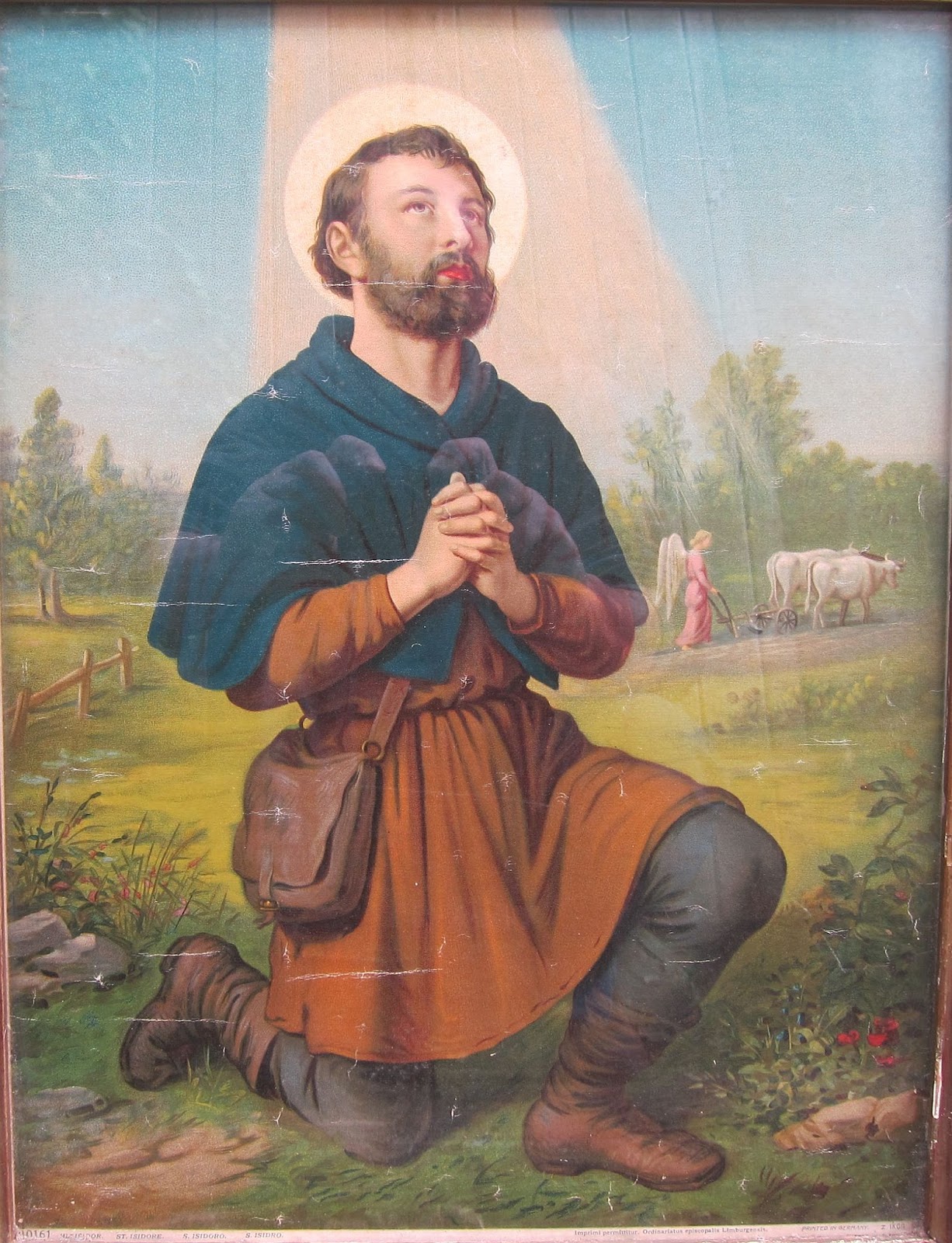 La chromolithographie dans les chaumières Saint Christophe, Saint Isidore