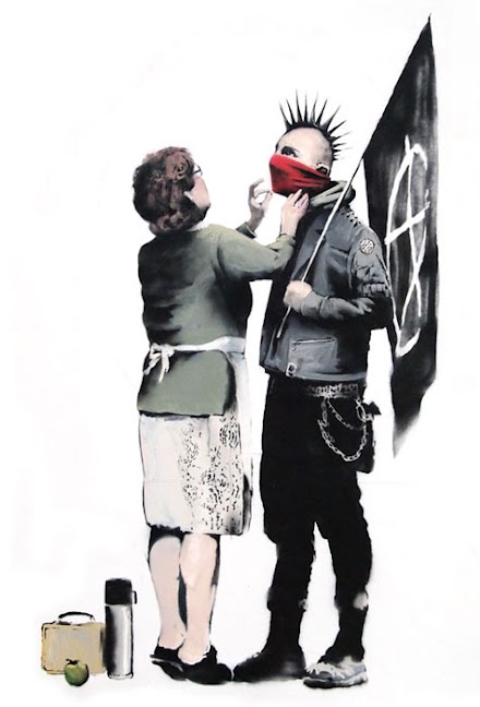 Streetart : Die neusten Banksy Pieces und zwei Videos ( 16 Bilder )