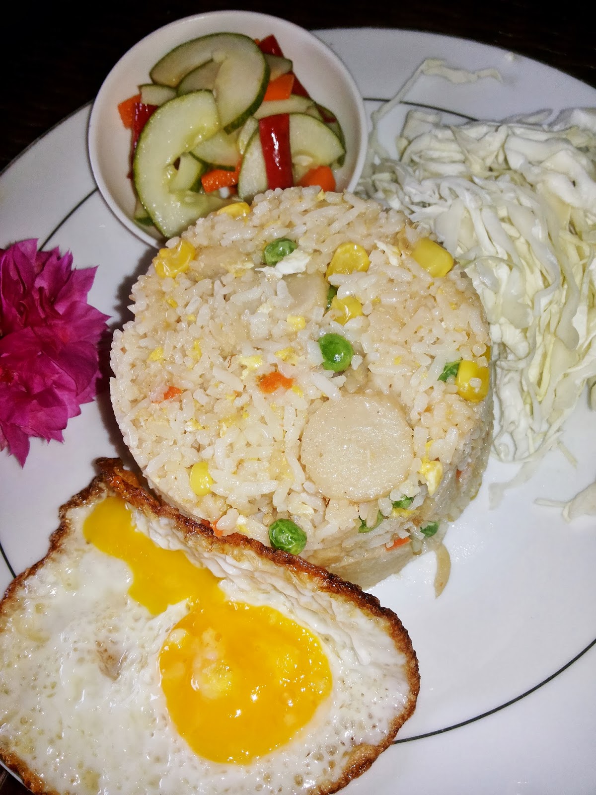 JessKITCHENLab Oriental Fried Rice with Acar Pickled Condiment Recipe