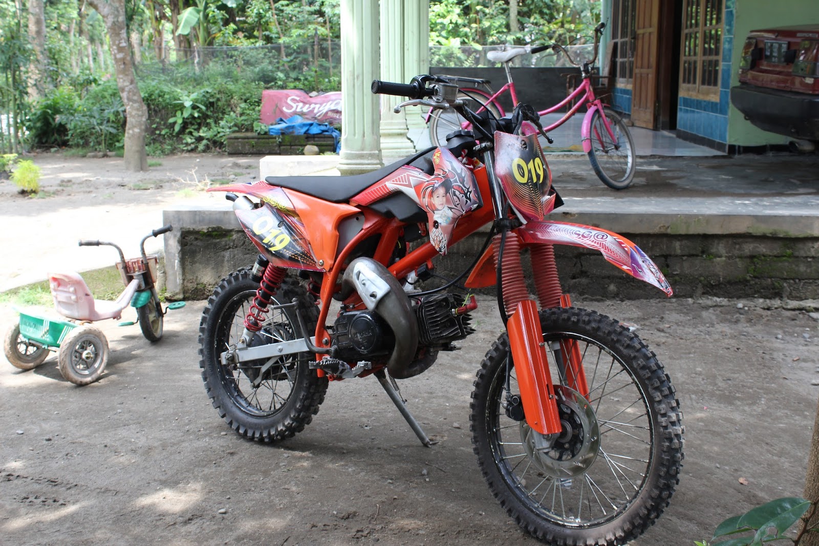 SALLYGROUPadv: cara modifikasi motor bebek jadi trail