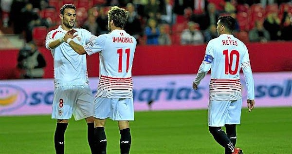El Sevilla vence 2-0 al Logroñés y pasa de ronda