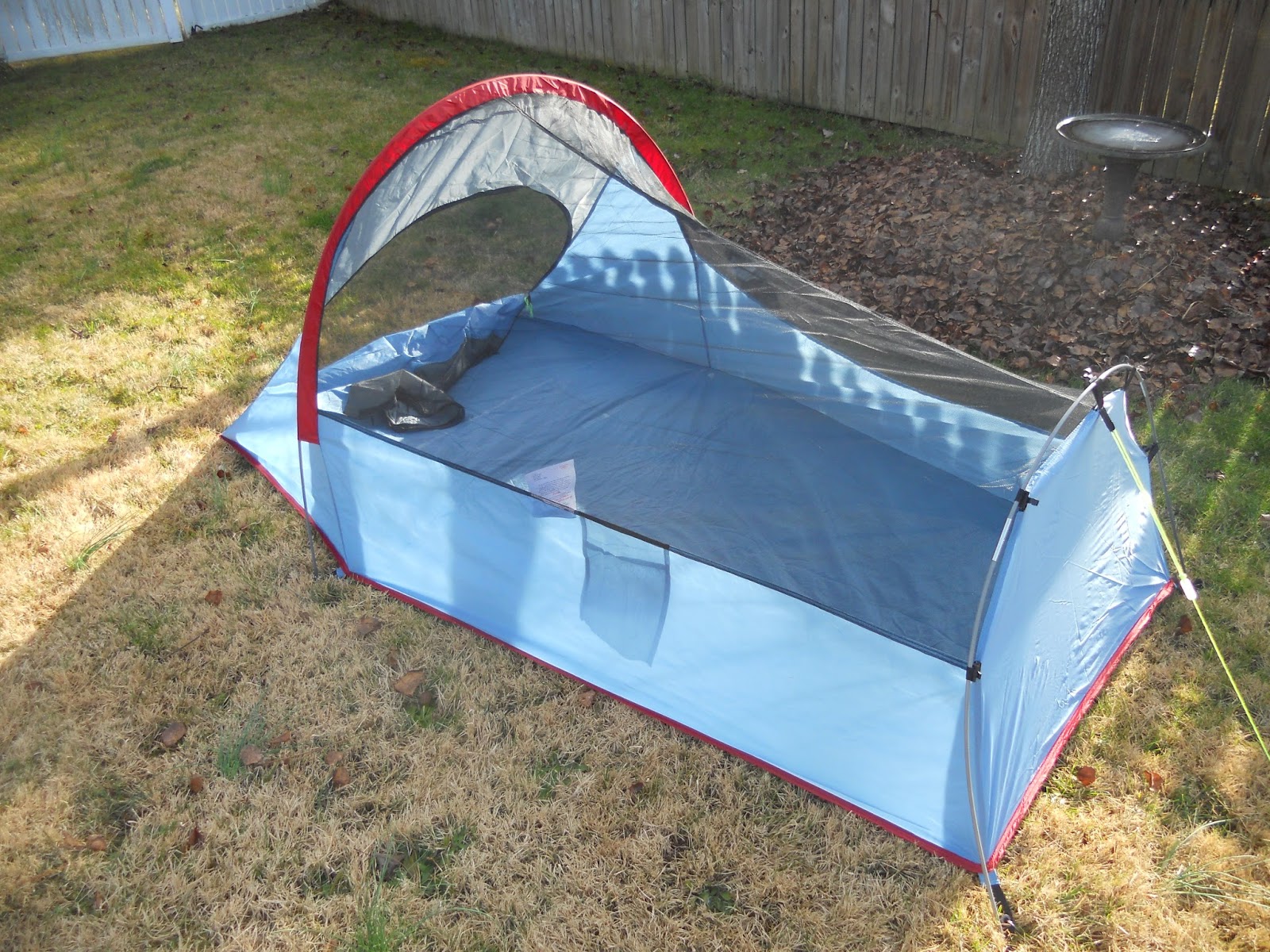 Texsport Saguaro Bivy Shelter Tent from Port Side Looking Forward