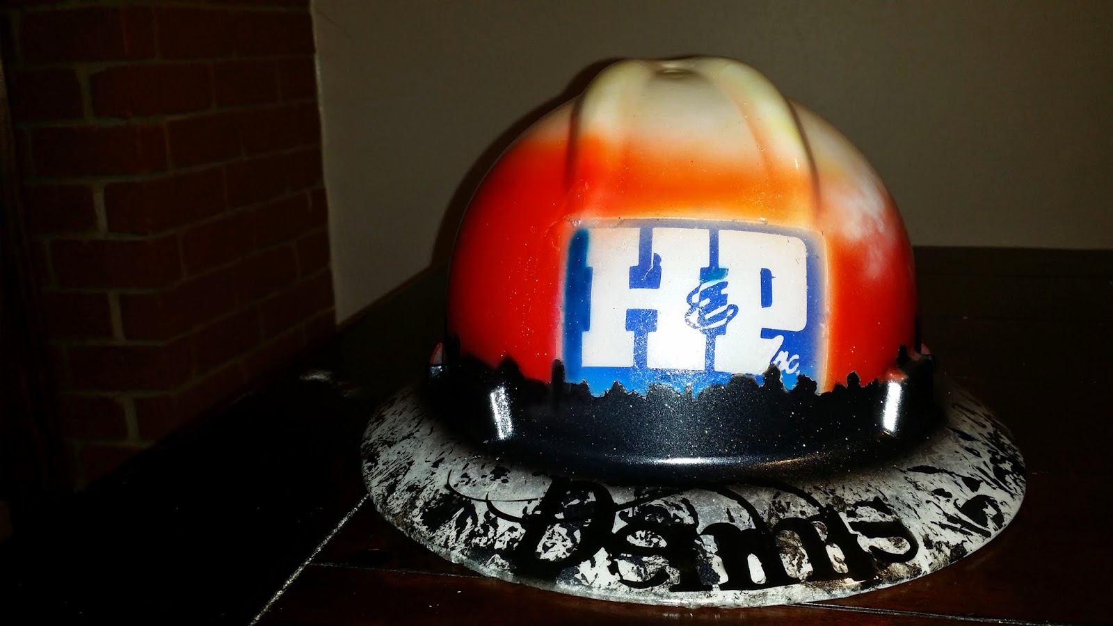 Zimmer DesignZ Custom Paint Custom hard hat from this weekends by