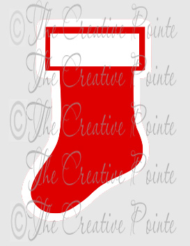 The Creative Pointe: SVG: Christmas Stocking