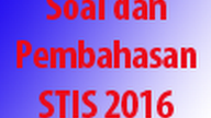 Soal Dan Pembahasan Stis 2016 Part 1 Catatan Matematika