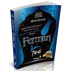 İhtiyaç Yayıncılık KPSS Ferman Tarih Çözümlü Soru Bankası (2016) İhtiyaç Yayıncılık KPSS Ferman Tarih Çözümlü Soru Bankası (2016)
