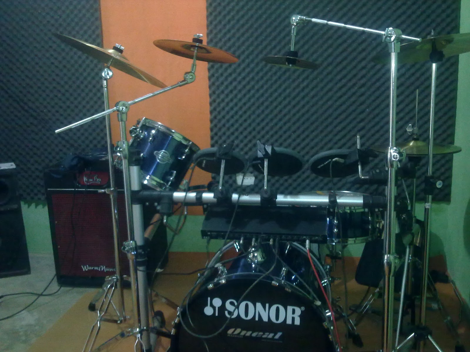 Home Studio e Bateria Bateria Híbrida