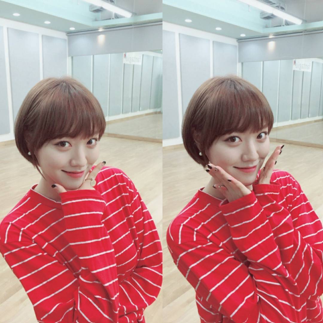 최근 긴머리 다시 자른 헬로비너스 라임 | 인스티즈