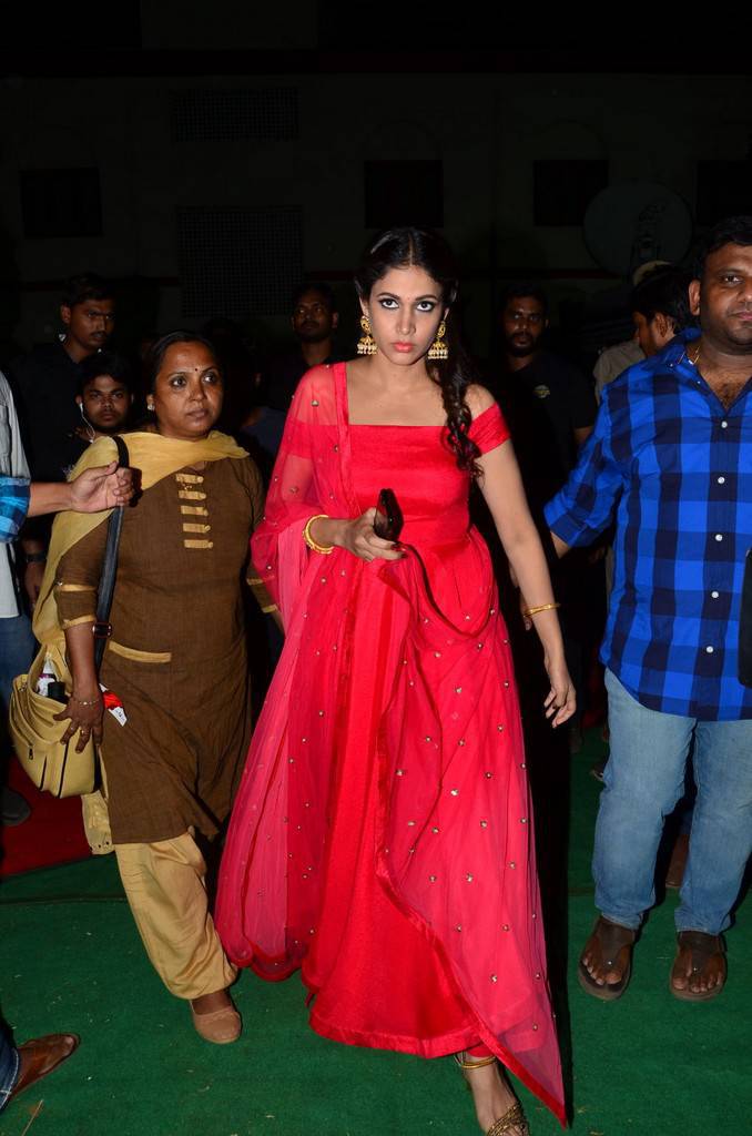 Beautiful Telugu Girl Lavanya Tripathi Photo Shoot In Red Dress