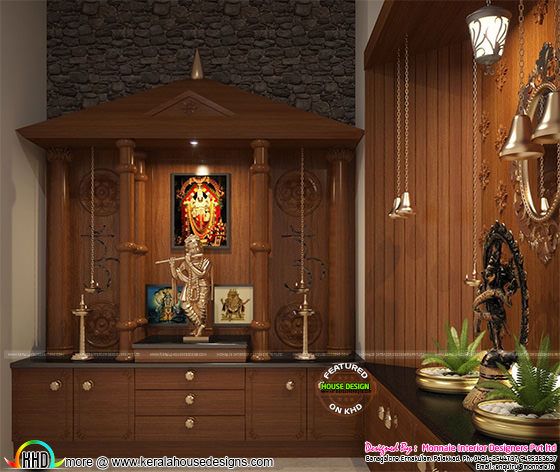 Pooja (Prayer) room interior