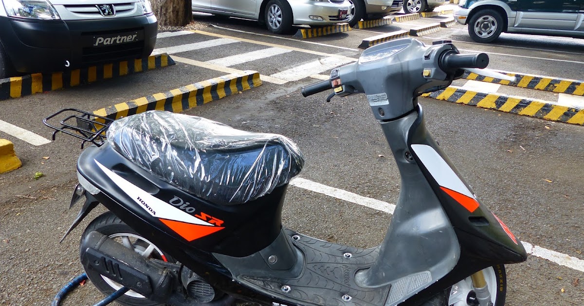 Oldmotodude Honda Dio Sr Scooter Spotted On Dominican Republic Trip