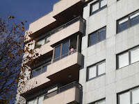 14-N gente en balcones, Gran Vía Vigo