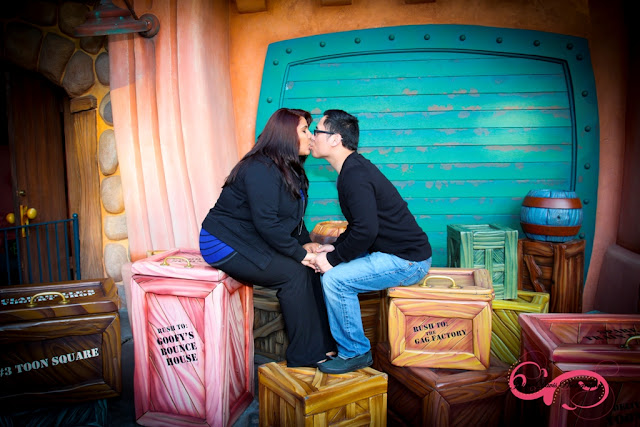 Disneyland Engagement Shoot - Toontown